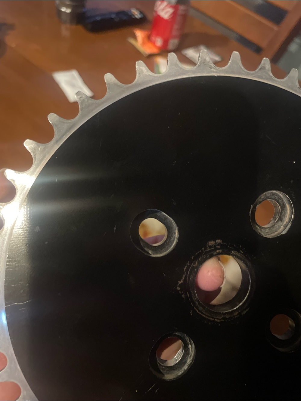 Black Metal Sprocket Gear Wheel - Compatible Laptop/Computer Parts